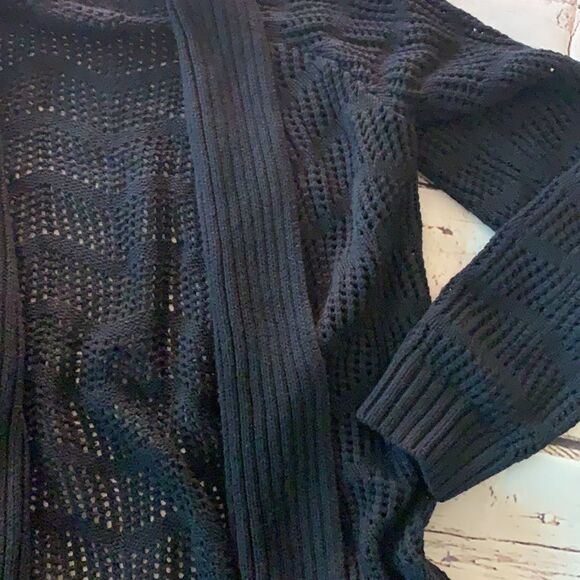 CANDIE’S crochet CROCHET OPEN FRONT SWEATER - Picture 5 of 5